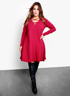 Catch Up Shift Cotton Mini Dress