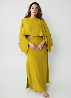 Lily A Line Maxi Skirt w. Slits