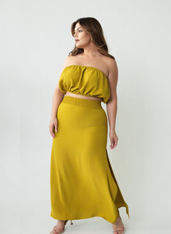 Lily A Line Maxi Skirt w. Slits