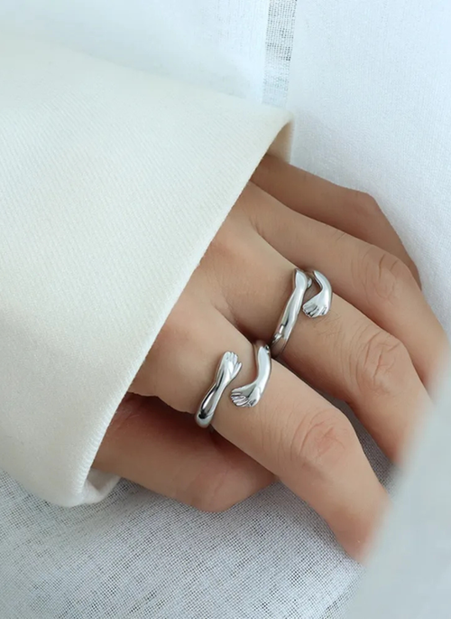 Titanium Steel Hug Bypass Ring