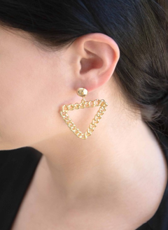 Triangle Chain Link Earrings