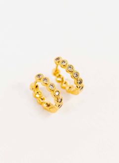18K Gold Plated Dainty Hoop Earrings