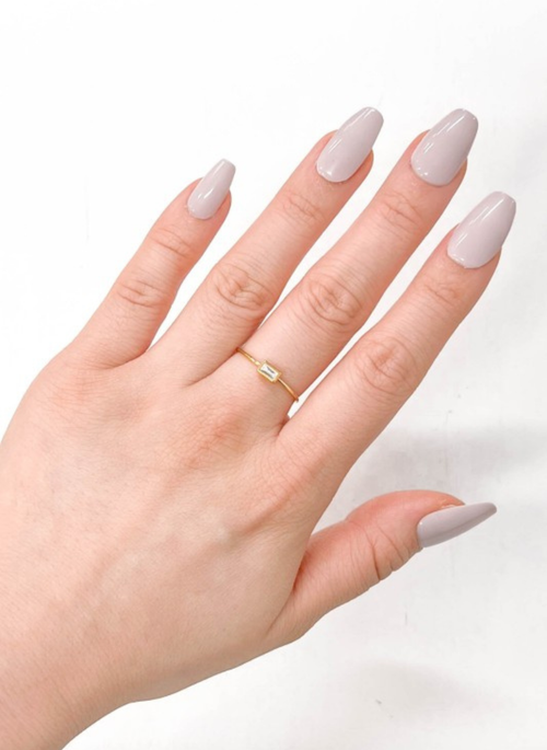 Rectangle Charm Adjustable Ring