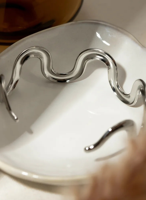 Stainless Steel Wave Shape Bracelet