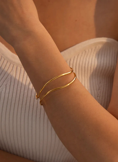 Minimalist Stainless Steel Cuff Bracelet