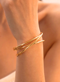 Minimalist Stainless Steel Cuff Bracelet