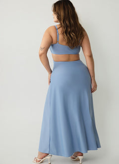Summer Sky Cut-Out Maxi Dress