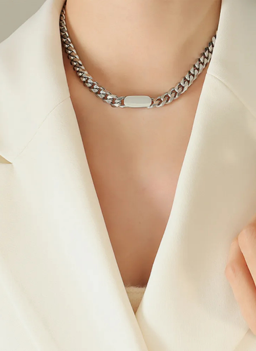 18K Gold-Plated Chain Necklace