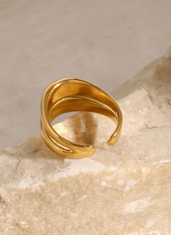 Stainless Steel Double-Layered Ring