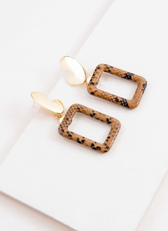 Brown Dangle Earrings