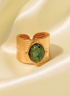 18K Gold-Plated Wide Open Ring