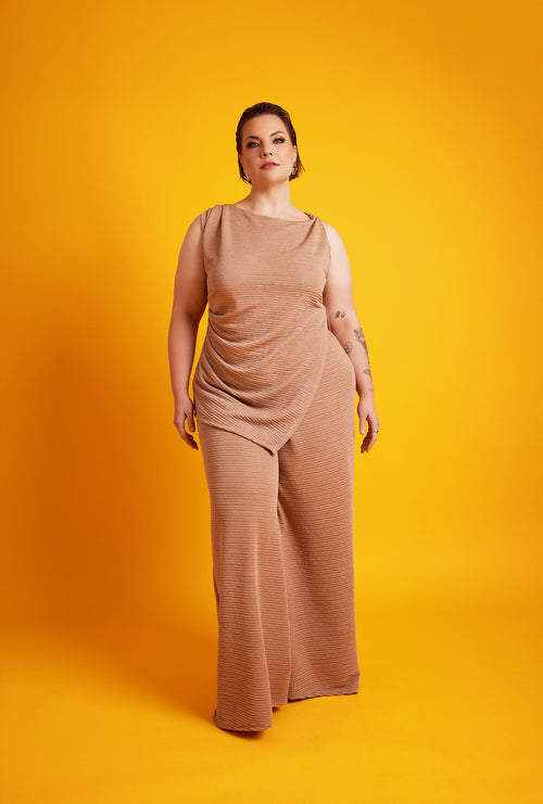 Leslie Wide Leg Textured Pants