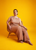 Leslie Wide Leg Textured Pants