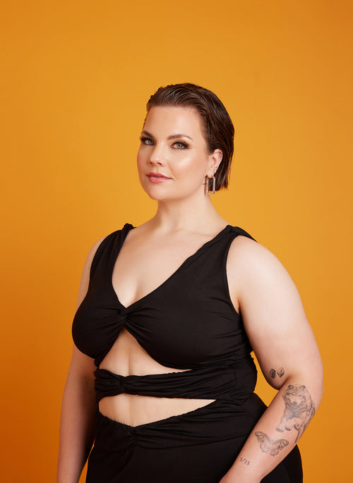 Anita Cut-Out A-Line Maxi Dress