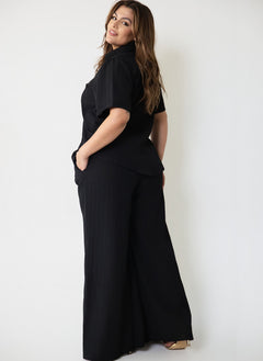 Henley Wide Leg Pants