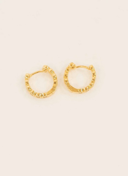 18K Gold Plated Dainty Hoop Earrings