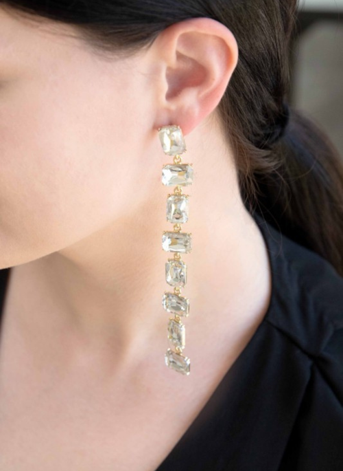 Diamond Dangle Earrings