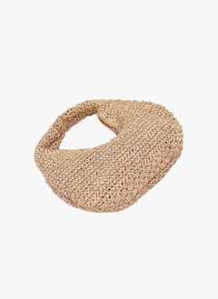 Faux Straw Summer Hobo Bag