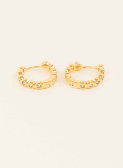 18K Gold Plated Dainty Hoop Earrings