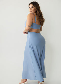 Summer Sky Cut-Out Maxi Dress
