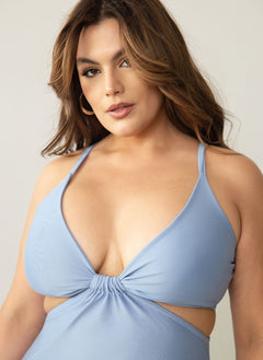 Summer Sky Cut-Out Maxi Dress