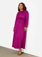 April Drop Waist Jersey Maxi Dress