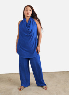 Deborah Cowl Neck Halter Top