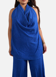 Deborah Cowl Neck Halter Top