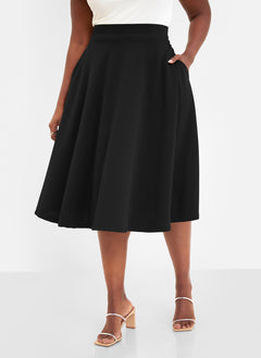 Essential Midi Skater Skirt