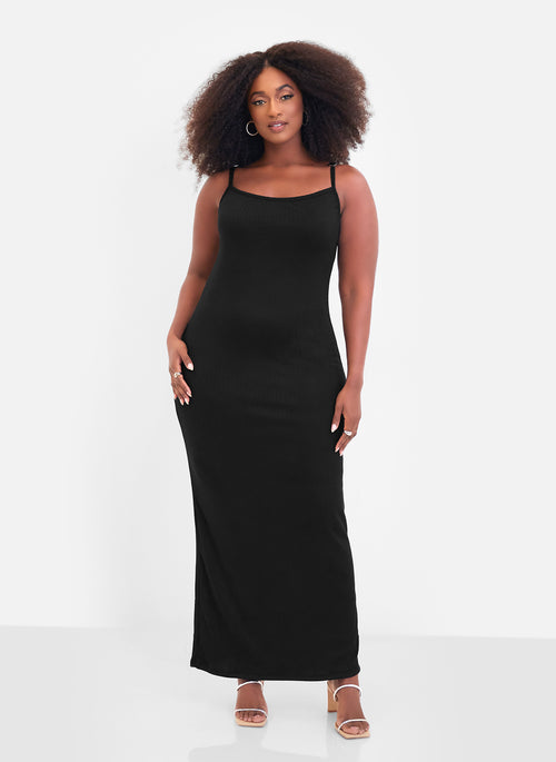 Essential Strappy Maxi Slip Dress