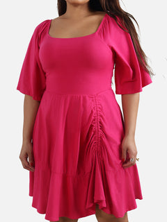 Julee Ruffled A-Line Dress