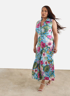 Lauren Floral Button Down Maxi Dress