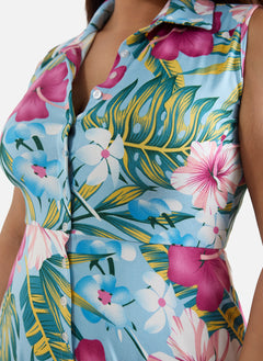 Lauren Floral Button Down Maxi Dress