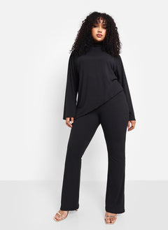 Maddie Ribbed Flare Leg Pants