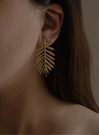 Palm Statement Earrings