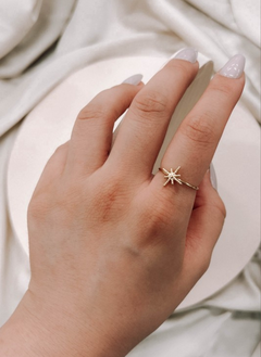 14K Gold Plated Axis Adjustable Ring