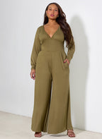 Susan Drop Waist Wide Leg Jumpsuit