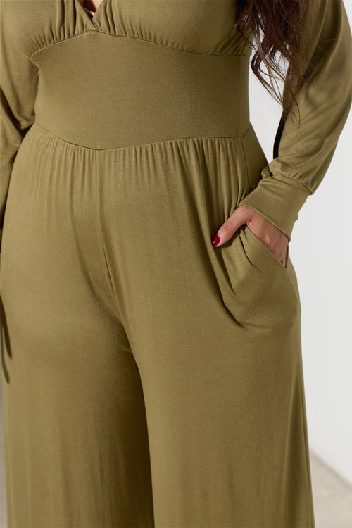 Susan Drop Waist Wide Leg Jumpsuit