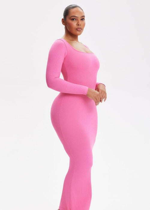 She Waisted 3-In-One Shapewear Midi Dress