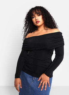 Uma Slinky Off Shoulder Top