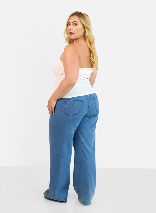 Albus Strapless Top