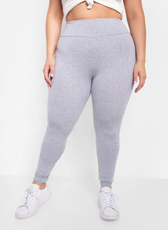 Essential High Waist Leggings - Gray