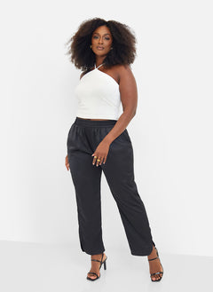 Essential String Halter Crop Top