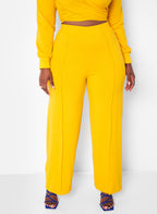 It's A Vibe Exposed Seam Wide Leg Pants