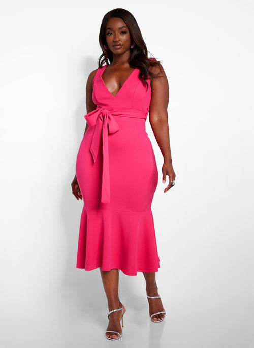 Kate Mermaid Midi Bodycon Dress