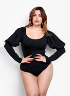 Old Times Puff Sleeve Bodysuit
