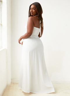 Lottie Halter Neck Maxi A Line Dress