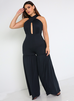 Memories Crossover Ruffled Jumpsuit