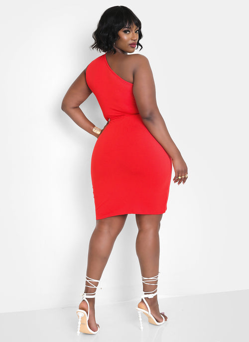 More Than You Think Keyhole Bodycon Mini Dress