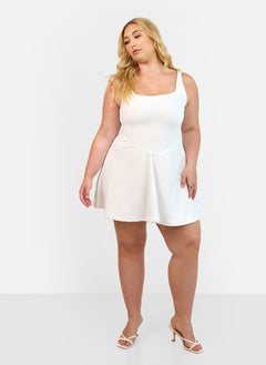 Morgan Triangle Hem Skater Mini Dress